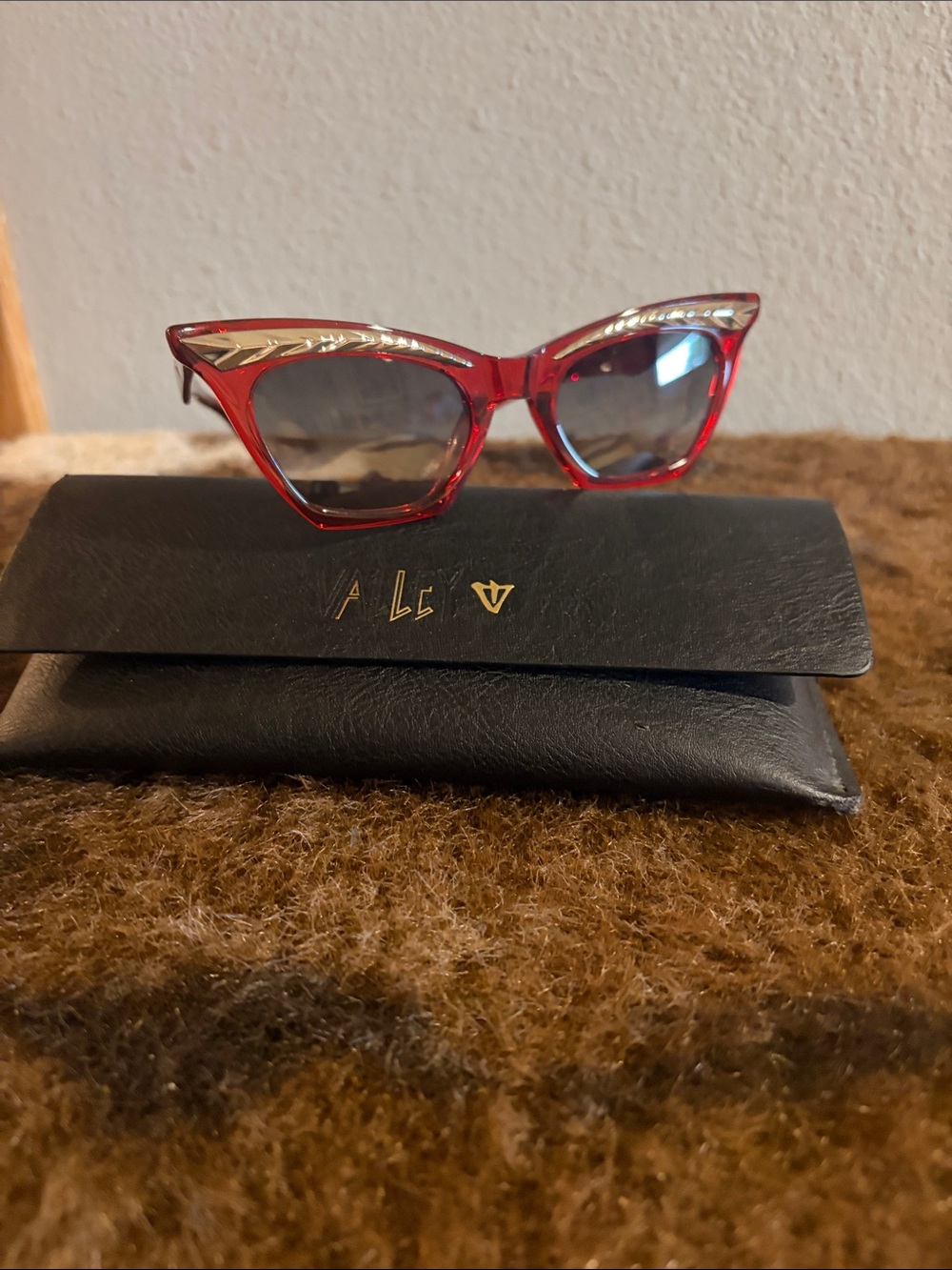 Red Cat-Eye Women's Sunglasses